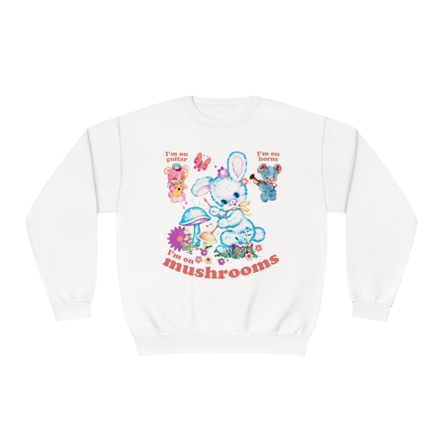 I'm On Mushrooms NuBlend® Crewneck Sweatshirt