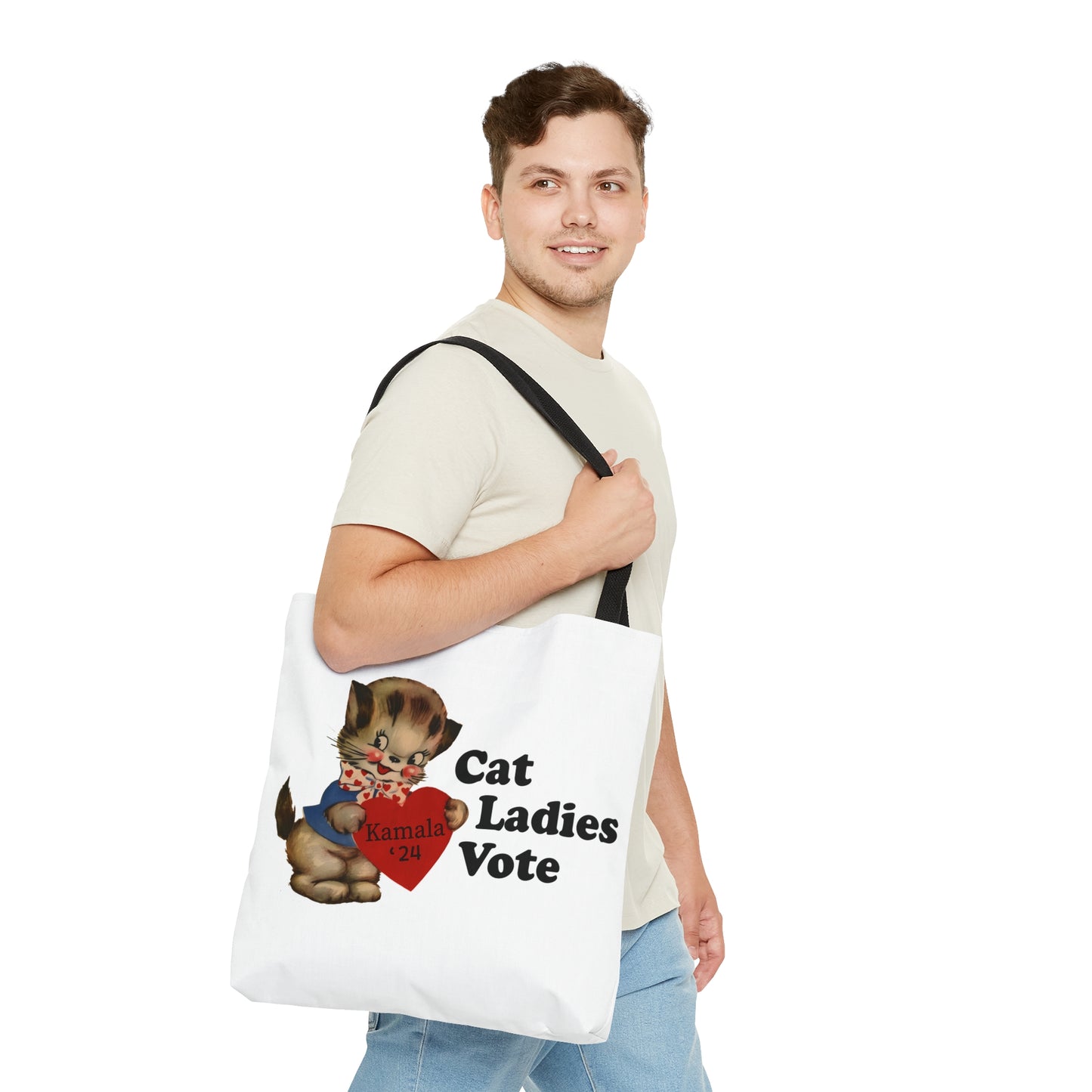 Cat Ladies Vote Kamala '24 Tote Bag