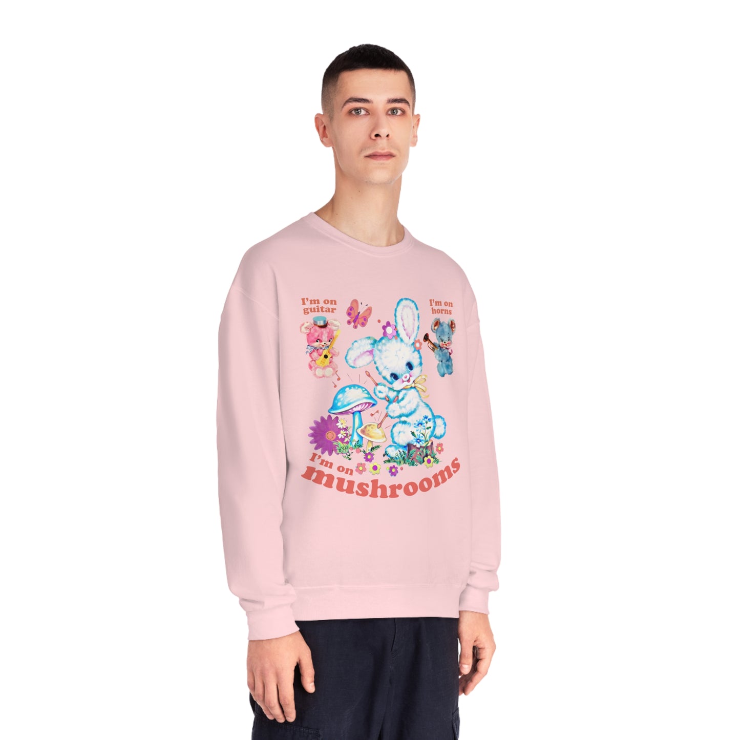 I'm On Mushrooms NuBlend® Crewneck Sweatshirt