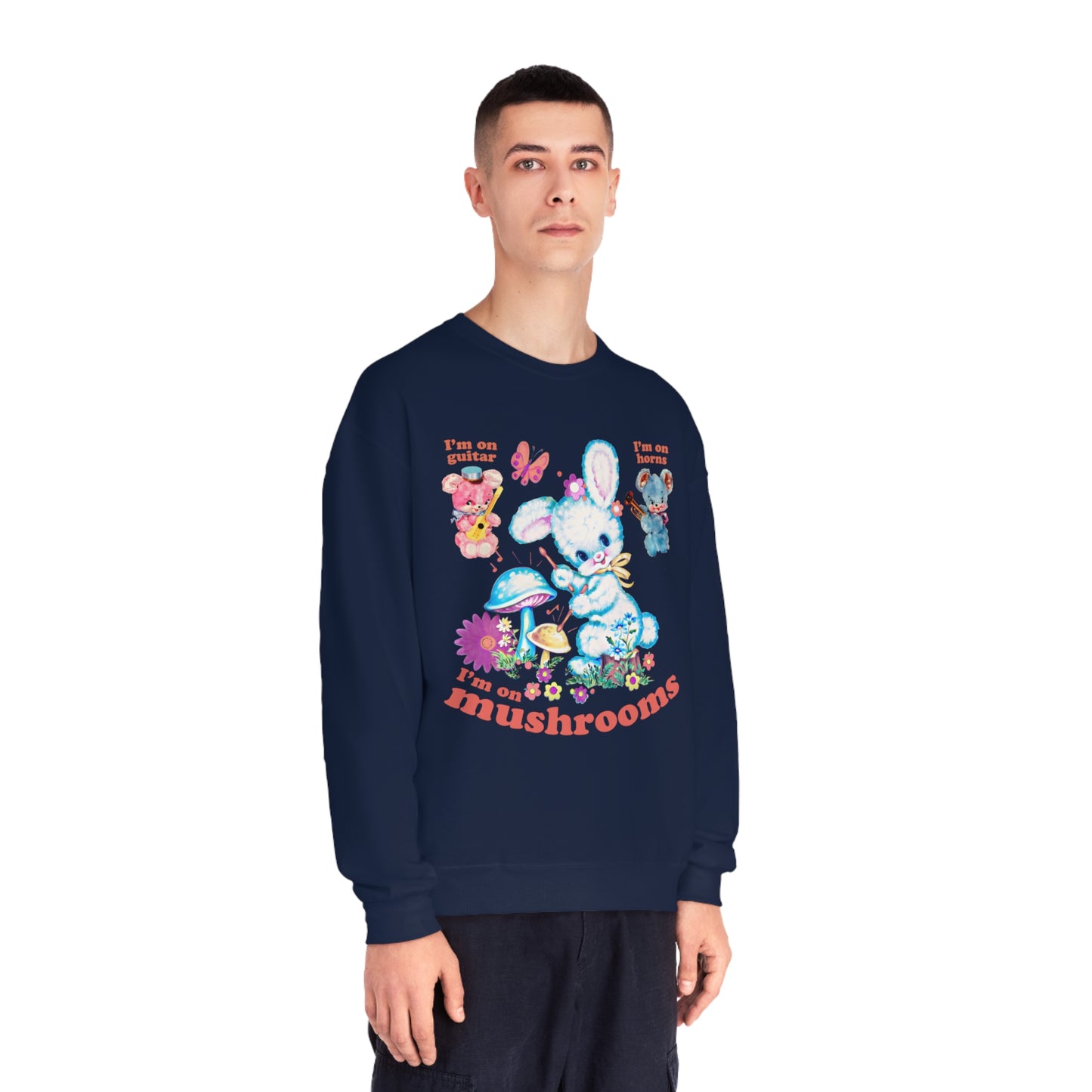 I'm On Mushrooms NuBlend® Crewneck Sweatshirt