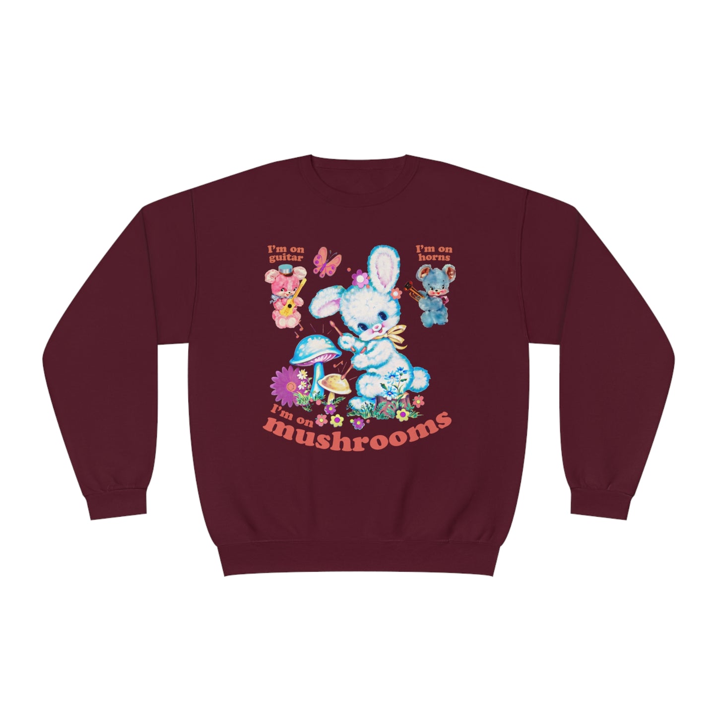 I'm On Mushrooms NuBlend® Crewneck Sweatshirt