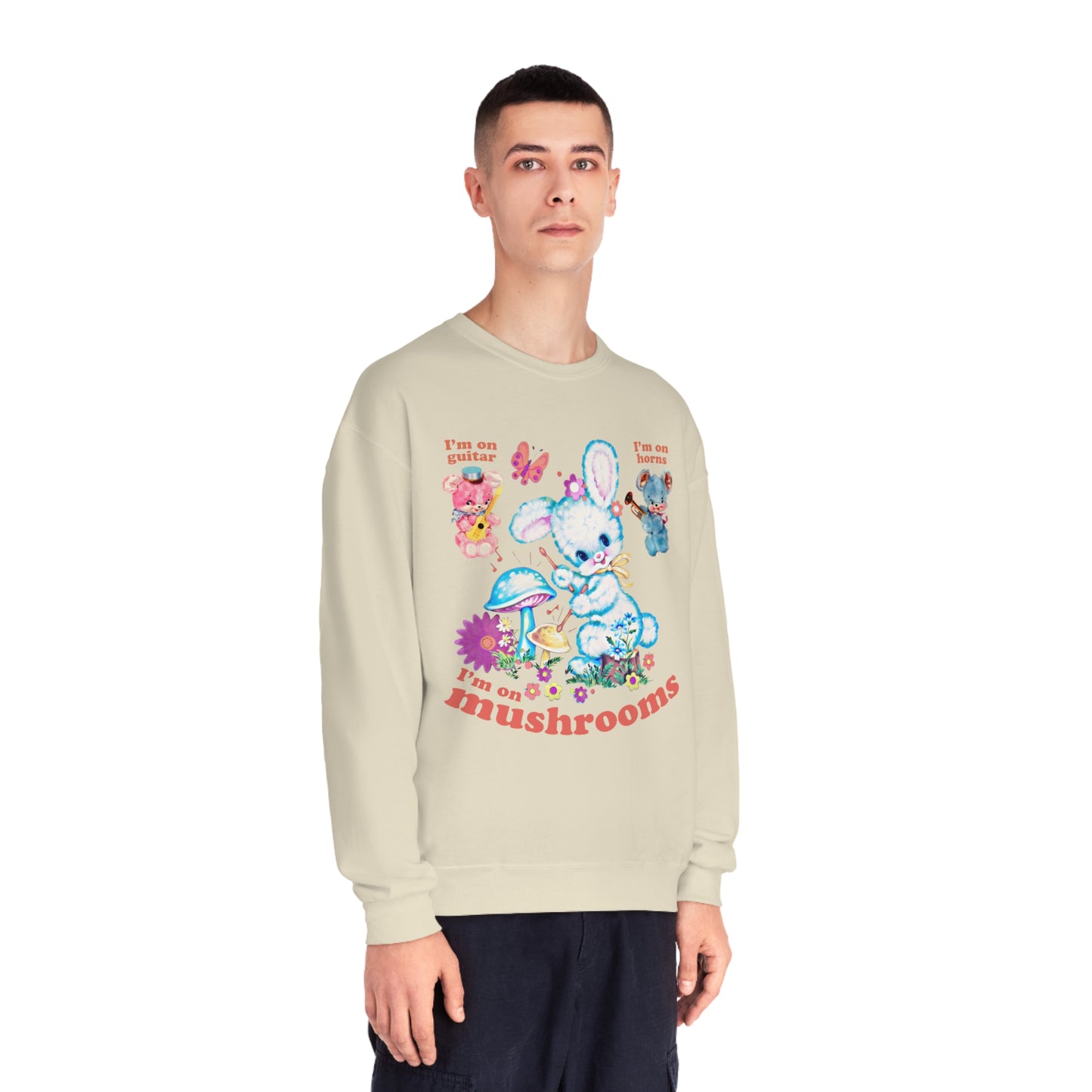 I'm On Mushrooms NuBlend® Crewneck Sweatshirt