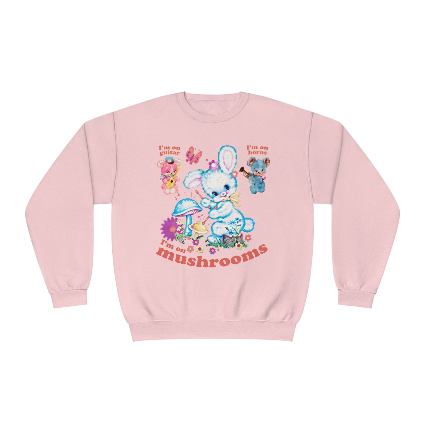 I'm On Mushrooms NuBlend® Crewneck Sweatshirt