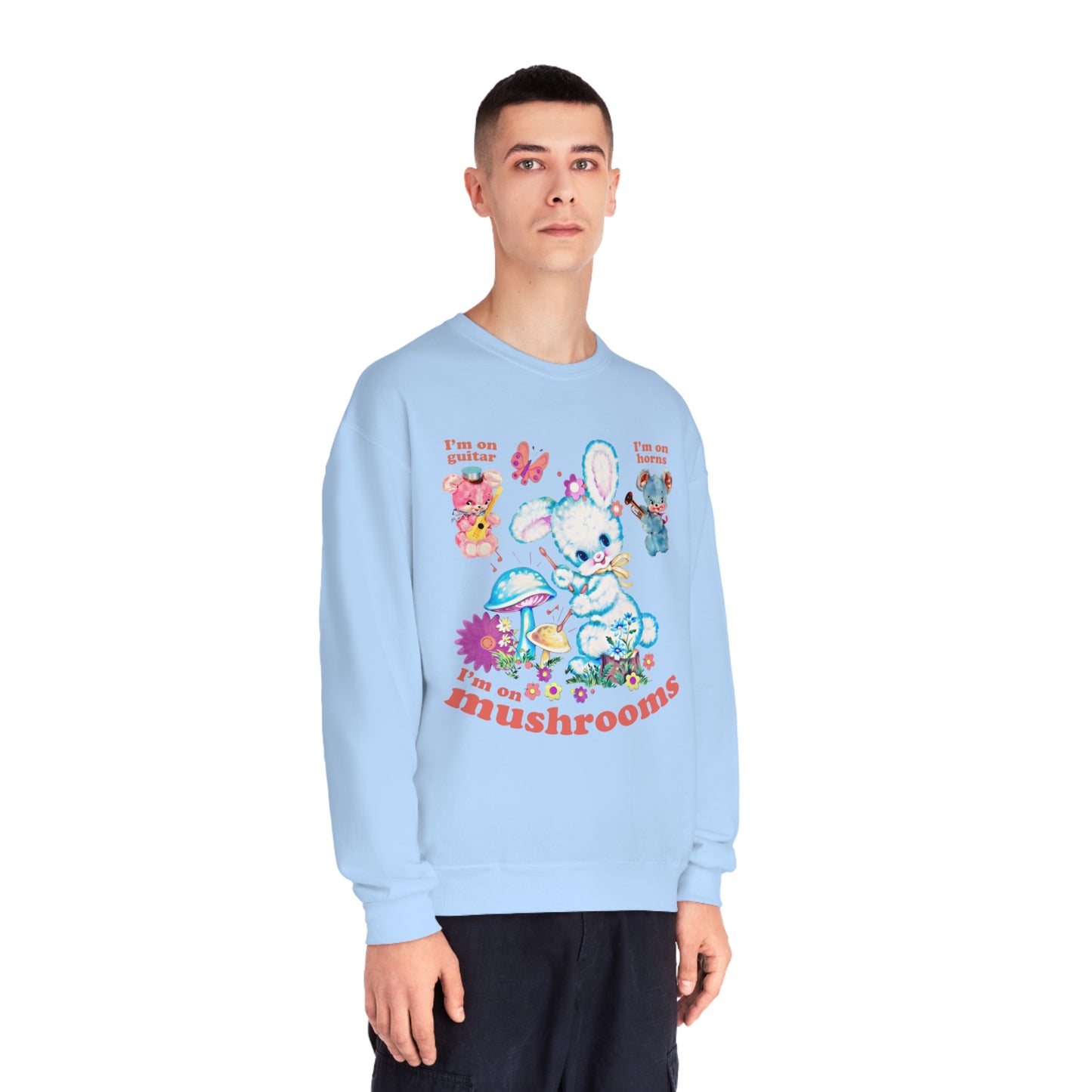 I'm On Mushrooms NuBlend® Crewneck Sweatshirt