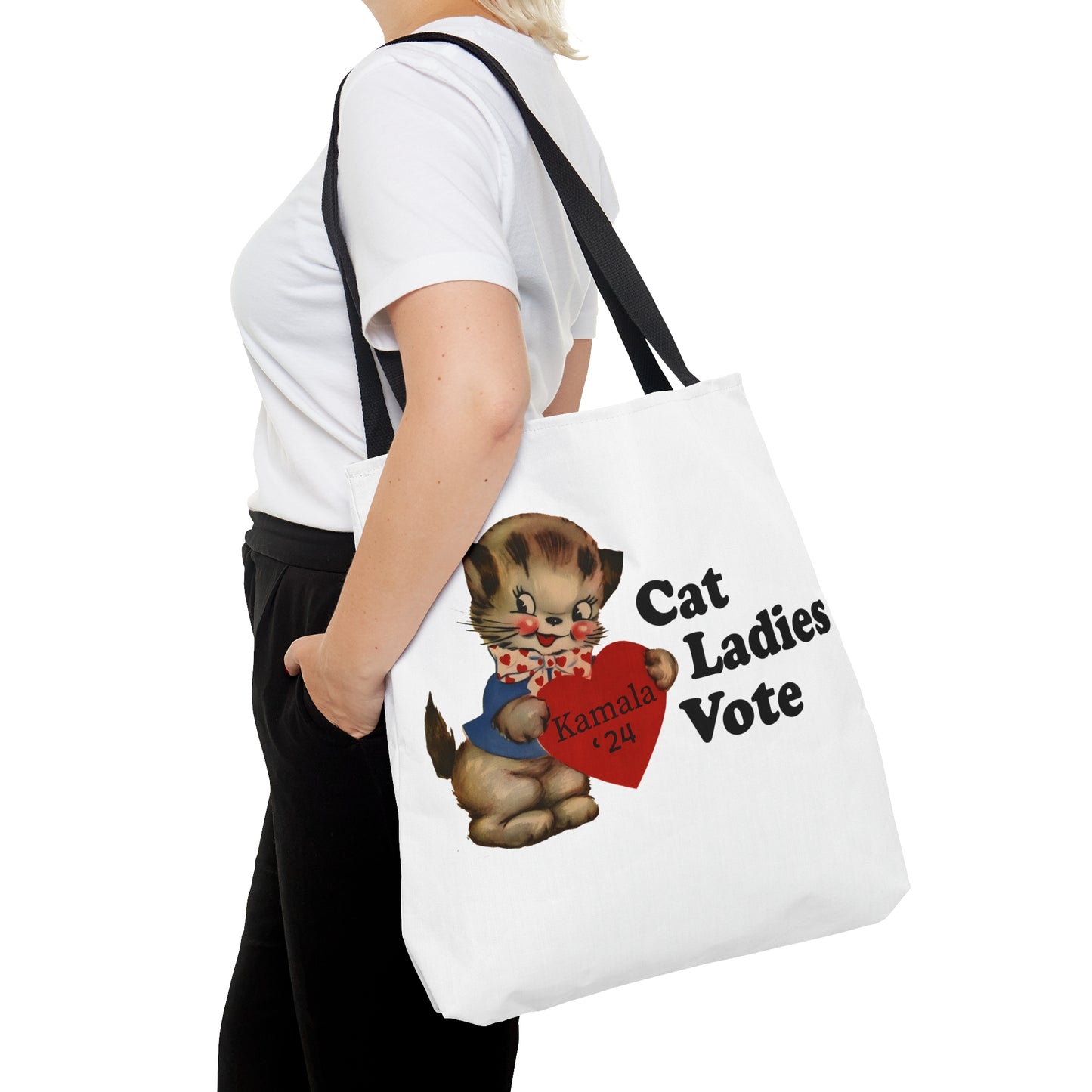 Cat Ladies Vote Kamala '24 Tote Bag