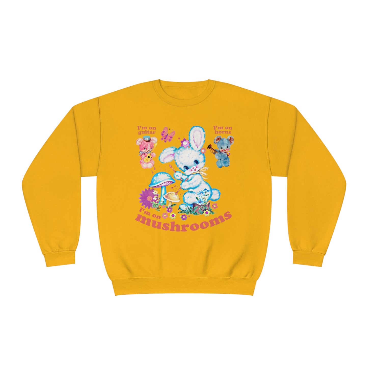 I'm On Mushrooms NuBlend® Crewneck Sweatshirt