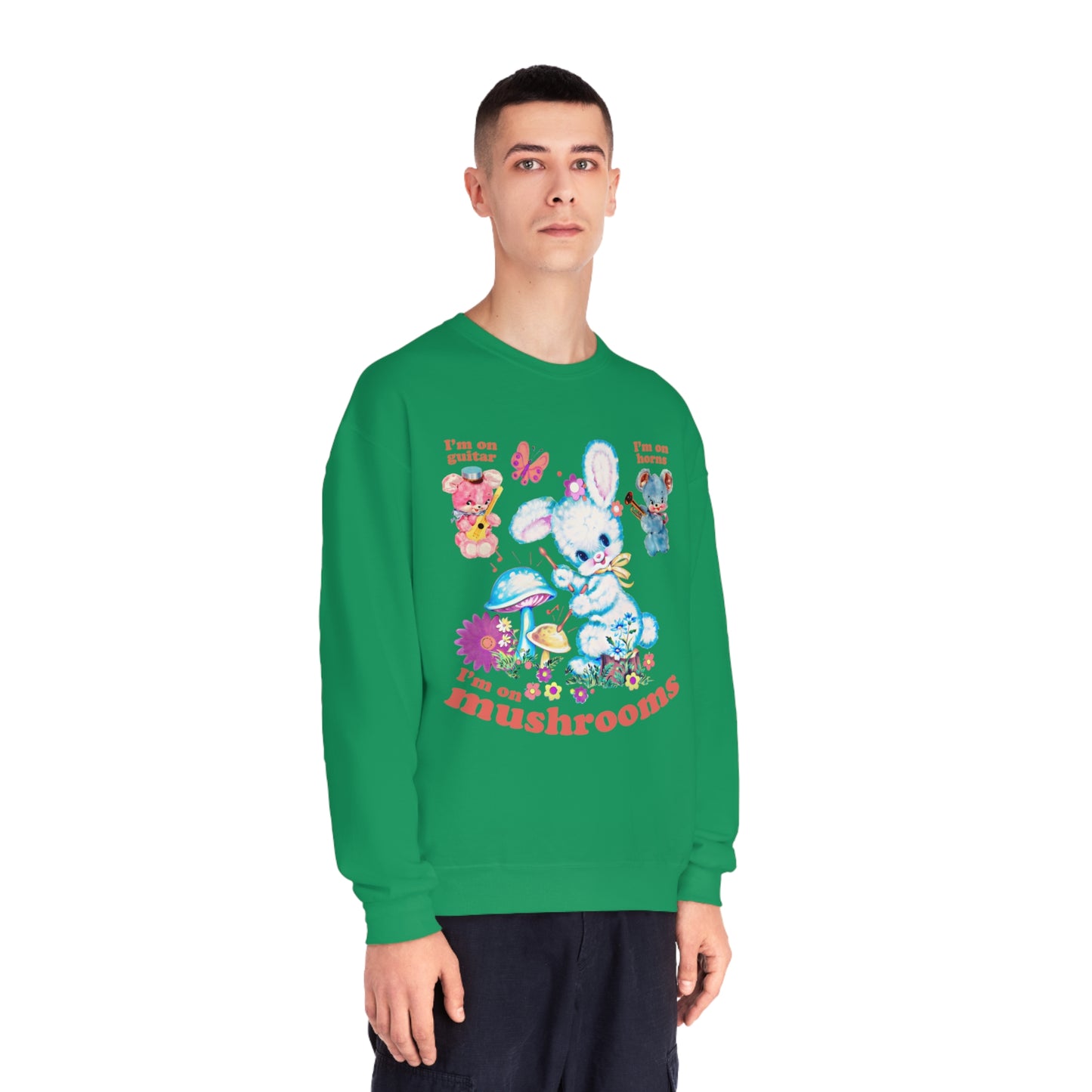 I'm On Mushrooms NuBlend® Crewneck Sweatshirt