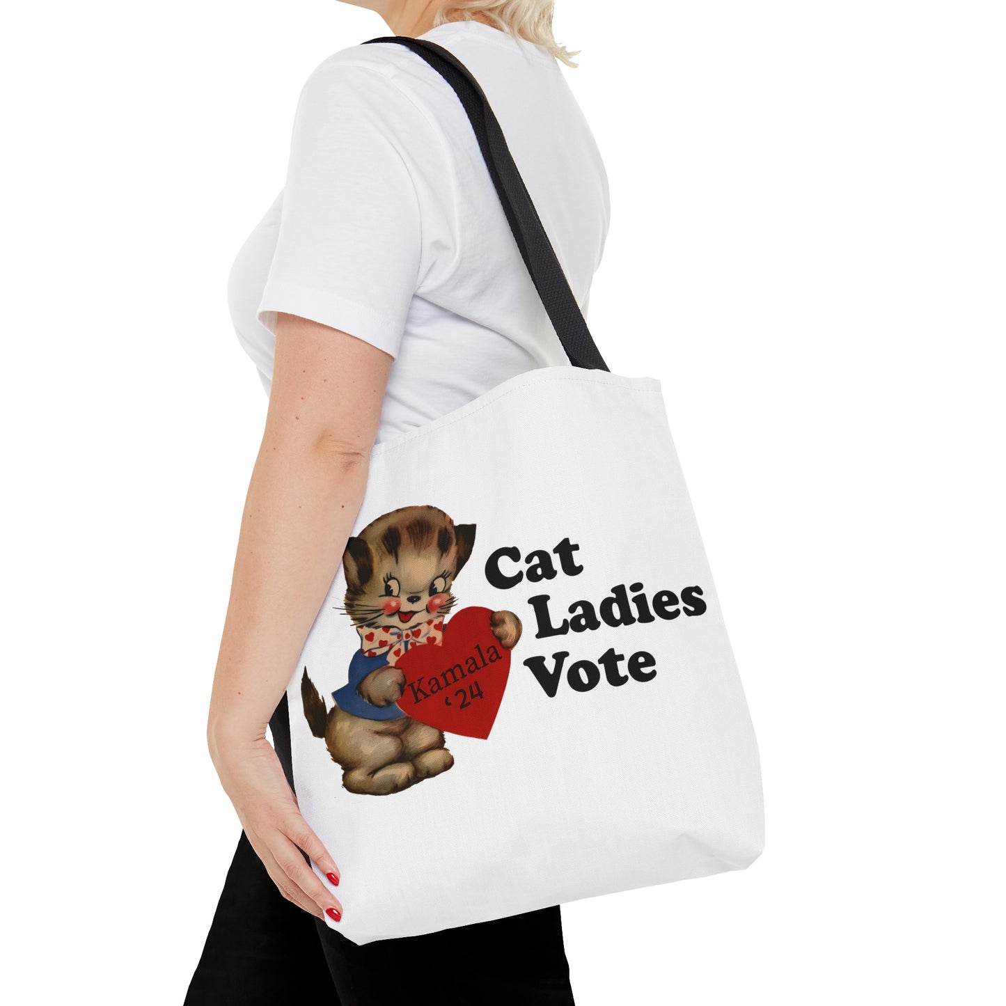 Cat Ladies Vote Kamala '24 Tote Bag