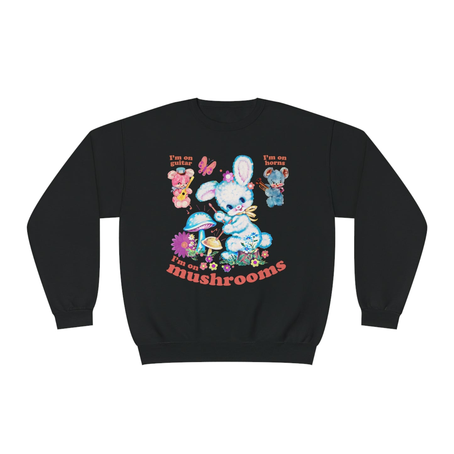 I'm On Mushrooms NuBlend® Crewneck Sweatshirt