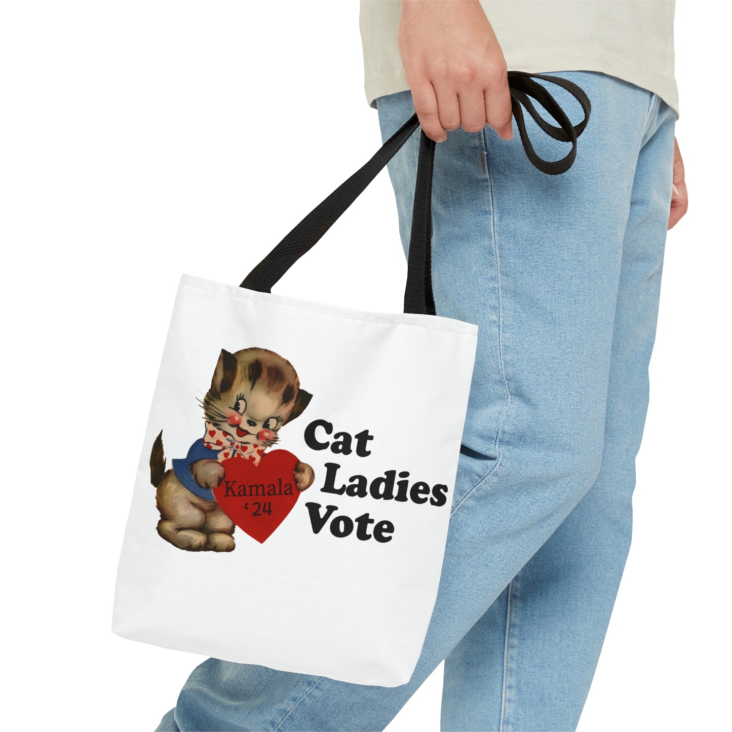 Cat Ladies Vote Kamala '24 Tote Bag