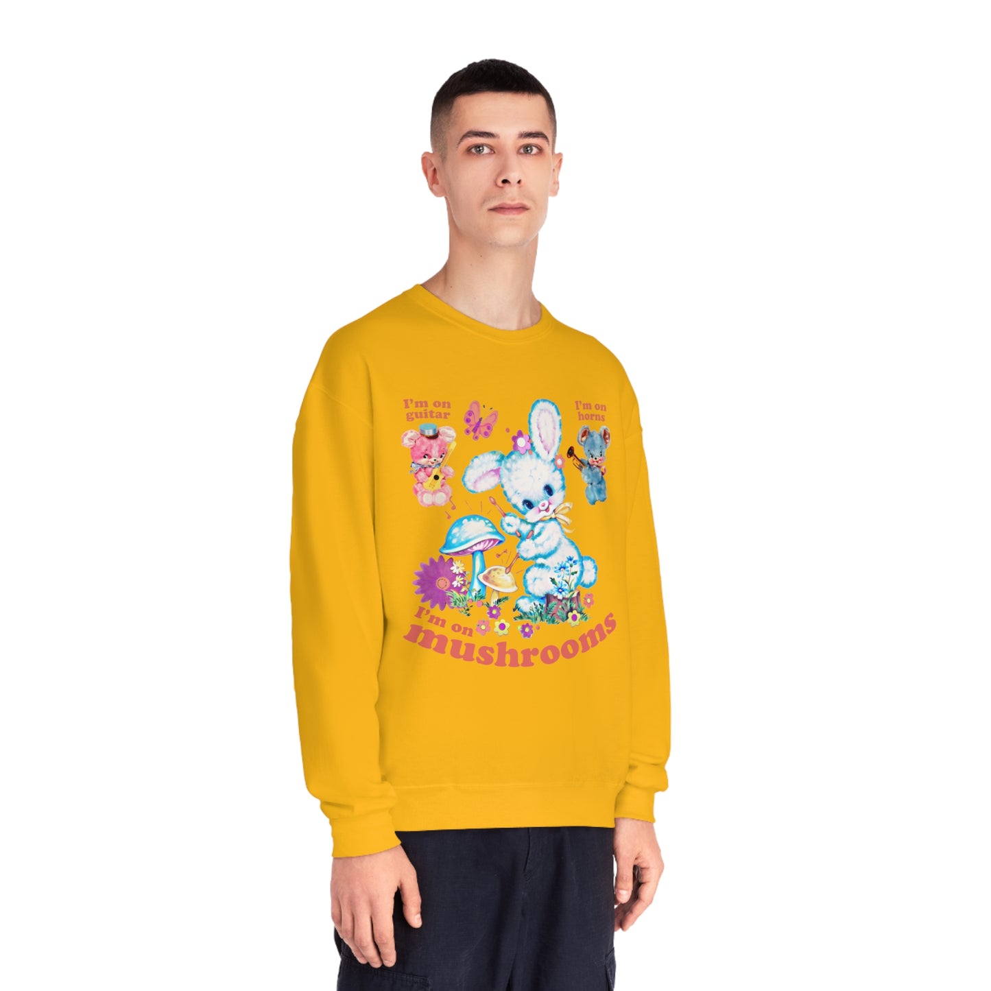 I'm On Mushrooms NuBlend® Crewneck Sweatshirt